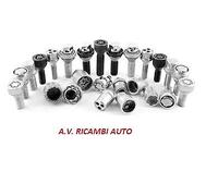 BULLONI ANTIFURTO KIT 4 PERNI FIAT MULTIPLA IDEA STILO 500 PANDA FIORINO QUBO