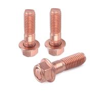 Bulloni Antifurto per Ruote,Bulloni Antifurto Kit di dadi flangiati Uso adatto per viti prigioniere turbo filettate M10 x 1,5 in lega di acciaio, adatti Uso adatto per accessori turbocompressori T3 T4