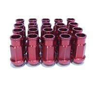 Bulloni Antifurto Per Ruote Compatibile Con Mitsubishi Dadi Ruota In Alluminio Vite Bulloni Mozzo Ruota Dadi M12 X 1,25 MM M12 X 1,5 MM 50 MM(Red,M12x1.25)