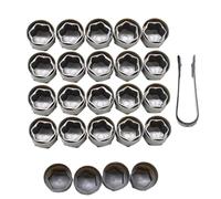 bulloni cerchi Compatibile con A4 per A5 per A6 per A7 per Q3 per Q5 per TT Bulloni per dadi ruota per auto Coprimozzo 24x25mm 24x