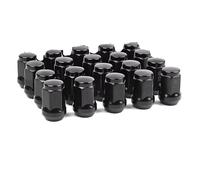 bulloni cerchi Compatibile Con Jeep Per Wrangler Per Liberty Per Grand Per Cherokee 1-2-20 Dadi Ruota Neri Chiusi