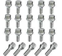 Bulloni cerchio ruota Compatibile Con Bmw Per E21 1975-1983 Per E30 1981-1994 Prigionieri Delle Ruote Per Auto 26mm M12x1.5 Bulloni Delle Ruote Set Dado Del Mozzo Pneumatico