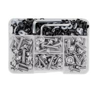 bulloni Compatibile Con Suzuki Per Gsxr600 Gsxr750 Gsxr1000 190PCS Moto Parabrezza Carenatura Bulloni Fissaggio Clip Viti Kit Moto Dado Completo Bulloni Kit