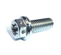 Bulloni Da Corsa In Titanio Flangiati Dual Drive M6X35 Forati 0025060356