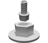 Bulloni Dadi Ricambio per Giocattoli Battat Take Apart Compatibili 3D