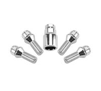 Bulloni dadi ruota Compatibile Con BMW Per E83 2004 2005 2006 2007 2008 2009 2010 2011 Per F25 2014 2015 2016 2017 Set Dadi Cromati Perno Bloccaggio Della Ruota