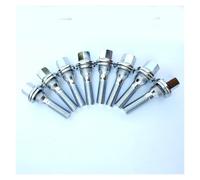 Bulloni Delle Ruote Auto Prigionieri Per Peugeot Per 208 Per 205 | Sostituzione Accessori Parti Bulloni Sede Piatta 8 Pezzi 12x1,25 Argento Auto Bulloni Ruote