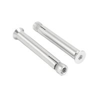 Bulloni di ancoraggio, bullone ad occhiello, Ancoraggio ad espansione for bullone esagonale a testa piatta Wkooa con manicotto a caduta(M6x100 Pack 20)