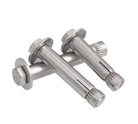 Bulloni di ancoraggio, Bulloni di ancoraggio ad occhiello espansione interna in acciaio inossidabile 304 M6-M12 con guarnizione grande, 24 pezzi(150mm,M12 (2pcs))