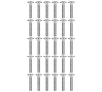 Bulloni di carrello quadrati a collo rotondo in acciaio inossibile a cupola a270 bulloni per progetti fai - -te per macchinari industriali M10x30 a M10x60 30pcs (M10 * 50)