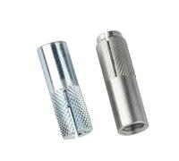 Bulloni di espansione for ancoraggio a parete, M6-M16 in acciaio inossidabile zincato, a spinta, a scoppio, a caduta, bullone, dado a cuneo, ancoraggio ad espansione(M10 2pcs,304 Stainless Steel)