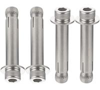 Bulloni di espansione in acciaio inossidabile, viti, accessori hardware - Bullone di espansione Ancoraggi a manicotto in acciaio inossidabile 304 for uso domestico, industriale, M10 * 120 4 pezzi (Col