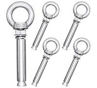 Bulloni di Espansione M8 x 80 mm 304 Acciaio Inossidabile Bulloni di Ancoraggio con anello, 5 Pezzi