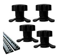 Bulloni di fissaggio a L per carichi e bulloni, 4 pezzi | RV L Track Hardware Studs per Camion Letto Rimorchio Marine Deck Mobile Workshop Proprietari Professionisti