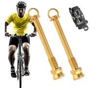 Bulloni di serraggio del freno - Viti e clip per pastiglie freno | per ciclismo M4, perni freno in lega di titanio, ricambi universali per mountain bike e