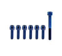 bulloni esagonali all'interno delle viti a testa r Viti a testa bombata con esagono incassato, bulloni in lega di titanio, confezione da 7, multicolore M5 (16-20 mm) M6x35 mm(Blue,M5 16mm)