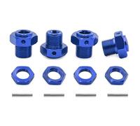 Bulloni Esagonali Per Arrma Per Kraton Per Outcast 4S Per BLX 1/8 | Auto RC parte con bulloni esagonali alluminio fissano collegamento mozzo della ruota su camion 1/8(Blue)