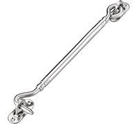 Bulloni for porta scorrevole a botte Chiusura for del fienile Gancio for cabina in acciaio inossidabile massiccio e spesso for impieghi gravosi(8 inches)