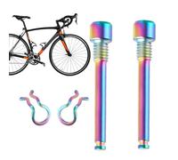 Bulloni freno a disco - Lega TC4 M4 di precisione | Viti di montaggio per pinza bicicletta | Set di fissaggio per mountain bike su strada e riparazione