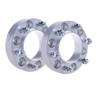 Bulloni Hubcentric 2Pcs PCD 6x139.7 Wheel Spacer Adattatore 6 Lug Per Toyota Per Hiace Per Hilux Per Land Cruiser Per Prado Set Distanziatori(2Pcs Silver 50mm)