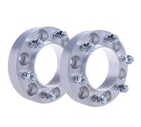 Bulloni Hubcentric Confezione Da 2 Distanziali Ruota Centrici 6x5,5 Distanziali Ruota 6x139,7mm Foro Centrale 106,1mm Con Perni M12x1,5 Set Distanziatori(2Pcs Silver 35mm)