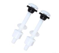 Bulloni in plastica per serbatoio WC con geometria ottimizzata del cuscinetto in gomma per un trasferimento uniforme del carico e carico ridotto del punto