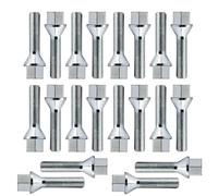 Bulloni Kit 20 Chiave 17 Passo 12X1.25 L.46 MM. Conici