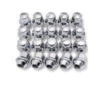 Bulloni Mozzo Ruota Compatibile Con Ford Per Mustang Per Edge 2015-2020 Per Explorer 2020-2024 Dadi Ruota Alti 14x1,5 37mm 13/16" Esagonali 21mm 20 Pezzi(Silver)