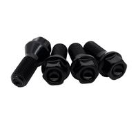 Bulloni per Cerchi in Lega Auto, 20x Bulloni e dadi Uso adatto per ruote auto 36136781151 36136890324 36136774896 Uso adatto per BMW Serie 1 3 5 7 X1 X3 X5 X6 F20 F30 F07 F25 E70 M14x1,25
