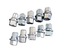 Bulloni per Cerchi Lega, 5 Pezzi Antifurto Ruota Bullone Dado Bloccaggio Chiave Adattatore #000-#009 Adatto For Bora Golf Jetta Passat Audi A4 A6 A8 TT Q7 Q5(006 17 teeth)