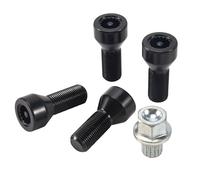 Bulloni per Cerchi Lega, Bulloni Bloccaggio Ruota Auto M14 X 1,25 Dado Mozzo Vite Antifurto Con Chiave Adatto For BMW- R50 2 3 4 5 6