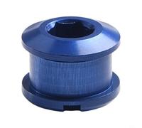 Bulloni per corona Bici Lega Alluminio Ruggine Bulloni per corona | Compatibile guarniture singole e doppie, fissaggio stabile, ideale manutenzione ordinaria bici(single disc nail blue)