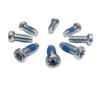 Bulloni per corona per bici da strada, 8 pezzi, viti in lega per Sram per apex force rosso, 12 velocità, T20, colore argento, 11,2 x 5,6 x 3,9 mm