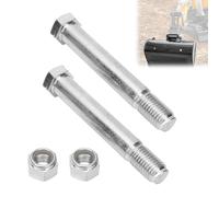 Bulloni per Escavatori, 2 Pezzi di Bulloni per Miniescavatori con Diametro del Tubo di 25 mm per Accessori per Miniescavatori Perni per Escavatori per il Collegamento di Benne, Pinze e Perforatrici