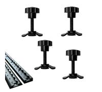 Bulloni per fissaggio a L, 4 pezzi, 20 mm, 40 mm, 60 mm | RV L Track Hardware Studs per camion letto rimorchio professionisti artigiani appassionati