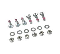 Bulloni per Ingranaggi Twenty Argento 6 Pezzi Argento