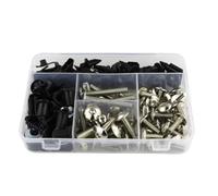 Bulloni per Moto Compatibile Con Yamaha Per YZF-R3 Per R25 2015 2016 2017 2018 2019 Kit Completo Bulloni Carenatura Completa Moto Spire Per Speed Nuts Clips Viti(Silver)