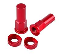 Bulloni per Moto Compatibile Con Yamaha Universal 8x1,25 Mm Moto Morsetto Pneumatico Vite Cerchione Distanziatore Kit Moto Viti Di Fissaggio Moto(Red)