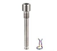 Bulloni per pinza freno a disco in lega compatibili con XTR Ultegra M985 R8070, con clip a molla per pastiglie dei freni filettate della bicicletta e anello di scatto dell'asse (titanio)