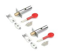 Bulloni per porte a mortasa per tubi con tubo a stella invisibile per la sicurezza del tubo della porta della fabbrica dell'hotel 2Pcs