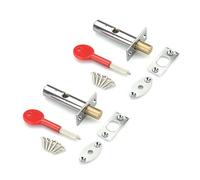 Bulloni per porte da infilare da 2 con chiave a stella nascosta per tubi bloccaggio da infilare, serratura invisibile per fuoco e finestre