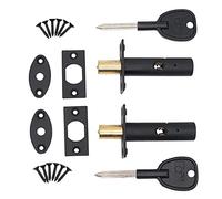 Bulloni per portello | nero opaco | Confezione da 2 + 2 chiavi a stella