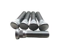 Bulloni Per Ruota Per Toyota 20 Pezzi Alette Ruota Extra Lunghe | Prigionieri Bulloni scanalati mozzo M14x1,5 zigrinato diametro esterno 16,3 mm(53mm)