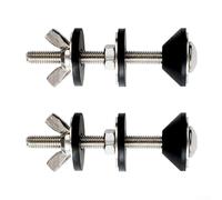 Bulloni per serbatoio WC, 5,1 cm e 7,6 cm, elementi di fissaggio da serbatoio a ciotola, anelli di tenuta, prevenire perdite d'acqua, riparazione del bagno (B)