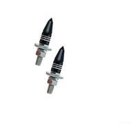 Bulloni per targa per m6 Antiruggine Lega Alluminio Bulloni per(Black) | Lega alluminio leggera, resistenza ruggine, testina esagonale, filettatura per m6 standard, per facile montaggio