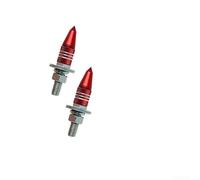 Bulloni per targa per m6 Antiruggine Lega Alluminio Bulloni per(Red) | Lega alluminio leggera, resistenza ruggine, testina esagonale, filettatura per m6 standard, per facile montaggio