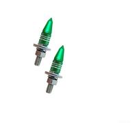 Bulloni per targa per m6 con Presa Zigrinata Migliorata Bulloni(Green) | Filettatura per m6 standard, esagonale, installazione rapida su veicoli per vari, design compatto