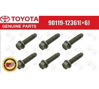 Bulloni piastra gancio Toyota OEM con rondelle 90119-12361 (x6) per 4RUNNER L...