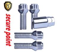 Bulloni Ruota Antifurto M12 x 1.5 Dadi Conici per VAUXHALL ZAFIRA A e B Modelli