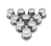 Bulloni ruota Compatibile con Ford Per StreetKa 2003 2004 2005 Dadi ruota M12 x 1.5 19 mm Bullone a testa svasata